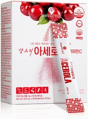 Харчова добавка "Вітамін C", Typha Acerola Cherry Vitamin C, Shangpree, 30 стіків - фото