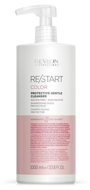 Безсульфатный шампунь для окрашенных волос, Restart Color Protective Gentle Cleanser, Revlon Professional, 1000 мл - фото