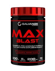 Комплекс Max Blast, Galvanize Nutrition, вкус ананас, 300 г - фото
