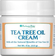Крем с маслом чайного дерева, Tea Tree Oil Cream, Puritan's Pride, 57 г - фото