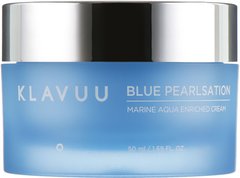 Крем увлажняющий с морским коллагеном, Blue Pearlsation Marine Aqua Enriched Cream, Klavuu, 50 мл - фото