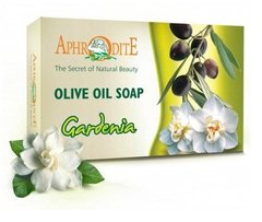 Натуральное оливковое мыло с Гарденией, Aphrodite, 100 г - фото