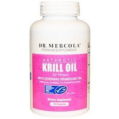 Масло кріля антарктичне, Krill Oil, Dr. Mercola, для жінок, 270 капсул - фото
