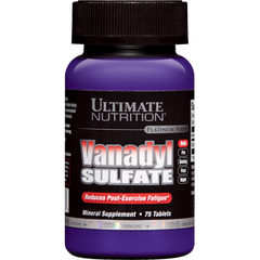 Ванадил сульфат 10 мг, Ultimate Nutrition, 75 таблеток - фото