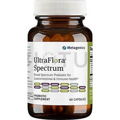 Пробіотики, UltraFlora Spectrum, Metagenics, 60 капсул - фото