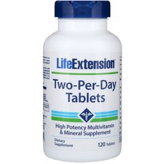Мультивитаминный комплекс, Two-Per-Day, Life Extension, 120 таблеток - фото
