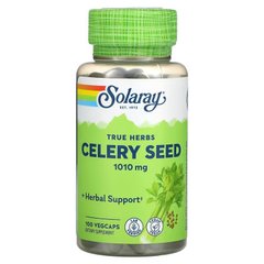Сельдерей, Celery Seed, Solaray, 505 мг, 100 капсул - фото