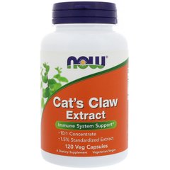 Кошачий коготь экстракт (Cat's Claw), Now Foods, 120 капсул - фото