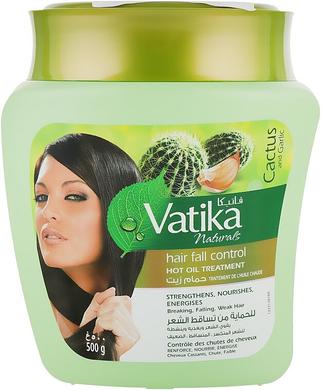 Маска для волосся від випадання, Vatika Naturals Hair Fall Control, Dabur, 500 г - фото