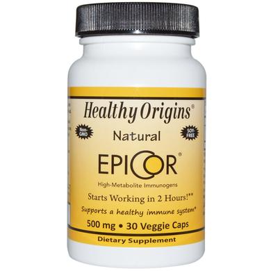 Эпикор, EpiCor, Healthy Origins, 500 мг, 30 капсул - фото