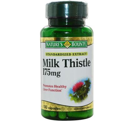 Розторопша (Milk Thistle), Nature's Bounty, 175 мг, 100 капсул - фото
