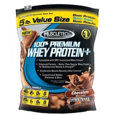 Протеин, 100% Premium Whey Protein Plus, ваниль, MuscleTech, 900 г - фото