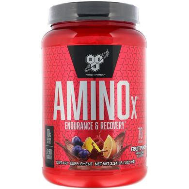 Аминокислотный комплекс, Amino X, Bsn, фруктовый пунш, 1,01 кг - фото