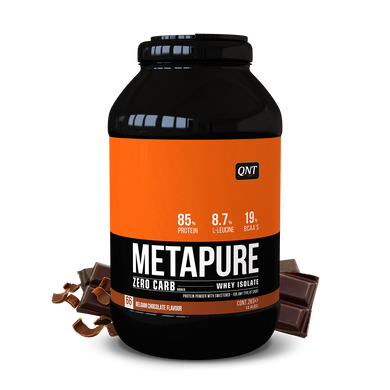Протеїн, Metapure ZC Isolate, Qnt, смак бельгійський шоколад, 2 кг - фото