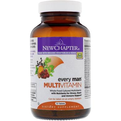 Вітаміни для чоловіків Man Multivitamin, New Chapter, 120 таблеток - фото