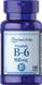 Вітамін В6, Vitamin B-6 (Pyridoxine Hydrochloride), Puritan's Pride, 100 мг, 100 таблеток, фото – 1