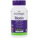 Биотин, Biotin, вкус клубники, Natrol, 5000 мкг, 90 таблеток, фото – 1