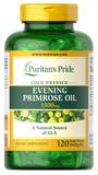 Масло вечерней примулы с ГЛК, Evening Primrose Oil, Puritan's Pride, 1300 мг, 120 гелевых капсул, фото