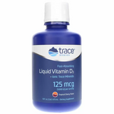 Жидкий витамин Д3, Liquid Vitamin D3, Trace Minerals Research, 5000 ME, вкус тропическая вишня, 473 мл, фото