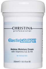 Азуленовый крем с коллагеном и эластином для нормальной кожи, Christina, 250 мл - фото