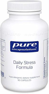 Антистрессовая формула, Daily Stress Formula, Pure Encapsulations, 90 капсул - фото