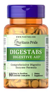 Пищеварительные ферменты, Digestabs, Puritan's Pride, 60 таблеток - фото