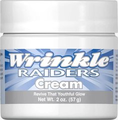 Крем проти зморшок, Wrinkle Raiders Cream, Puritan's Pride, 57 г - фото