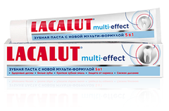 Зубна паста multi-effect, Lacalut, 75 мл - фото