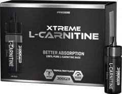 Карнітин, Xtreme L-Carnitine 3000, Prozis, смак кави, 20 шт х 10 мл - фото