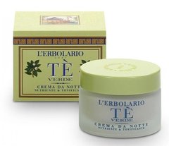 Крем для обличчя нічний Зелений чай, L'erbolario, 50 мл - фото