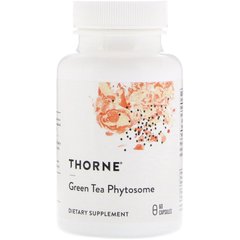 Зеленый чай (Green Tea Phytosome), Thorne Research, 60 капсул - фото