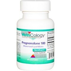 Прегненолон 100, Pregnenolone, Nutricology, 60 таблеток - фото