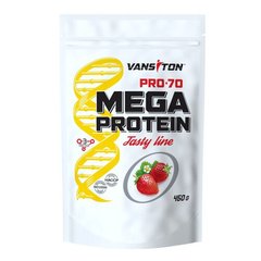 Протеїн Мега протеїн PRO 70, Vansiton, полуниця 450 г - фото