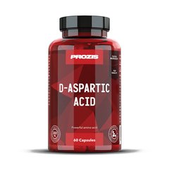 D-аспарагінова кислота, D-Aspartic Acid, Prozis, 1500 мг, 60 капсул - фото