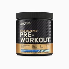 Передтренувальний комплекс, GS Pre-Workout, Optimum Nutrition, смак чорничний лимонад, 300 г - фото