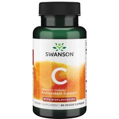 Кінцева формула вітаміну С, Ultimate Vitamin C Formula, Swanson, 60 капсул - фото