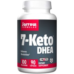 7-Кето ДГЭА дегидроэпиандростерон, 7-Keto DHEA, Jarrow Formulas, 100 мг, 90 капсул - фото