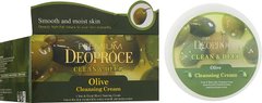 Крем для обличчя очищающий з екстрактом оливи, Premium Clean & Deep Olive Cleansing Cream, Deoproce, 300 г - фото