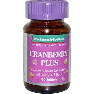 Клюква плюс, Cranberry Plus, FutureBiotics, 90 таблеток - фото