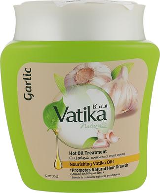 Маска для волосся з екстрактом часнику, Vatika Garlic Hot Oil Treatment Cream, Dabur, 500 г - фото