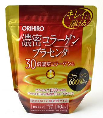 Концентрированный коллаген и плацента, Orihiro, пакет 120 г - фото