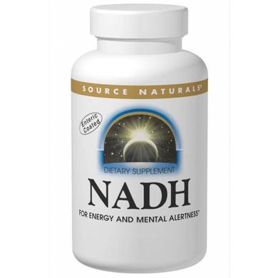 Никотинамидадениндинуклеотид, NADH, Source Naturals, мята, 10 мг, 10 таблеток - фото