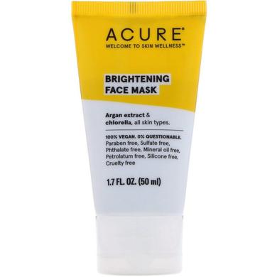 Маска для лица, Face Mask, Acure Organics, 50 мл - фото