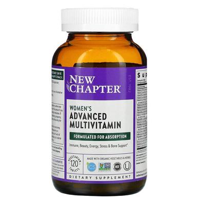 Мультивитамины для женщин, Every Woman Multivitamin, New Chapter, 120 таблеток - фото