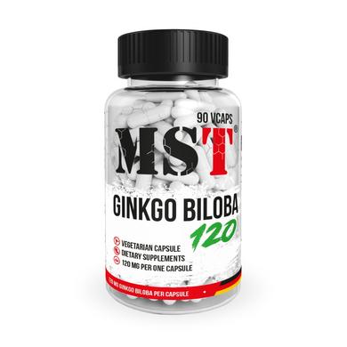 Гинкго билоба, Ginkgo Biloba, MST Nutrition, 90 капсул - фото