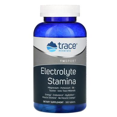 Електроліти для витривалості, Electrolyte Stamina, Trace Minerals, 300 таблеток - фото