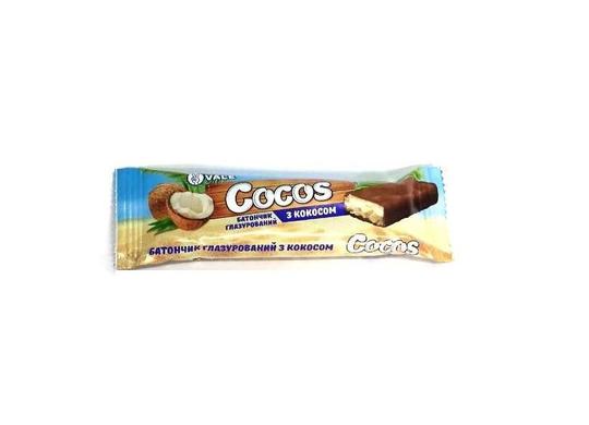 Батончик Cocos, с кокосом глазированный, Vale, 35 г - фото