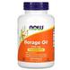 Масло огуречника (Borage Oil), Now Foods, 1000 мг, 120 гелевых капсул, фото – 1