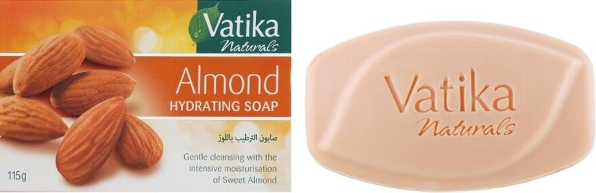 Живильне мило з екстрактом мигдалю, Vatika DermoViva Almond Hydrating Soap, Dabur, 115 г - фото