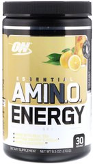 Амінокислотний комплекс, Amino Energy Tea Series, чай з лимоном, Optimum Nutrition, 270 гр - фото